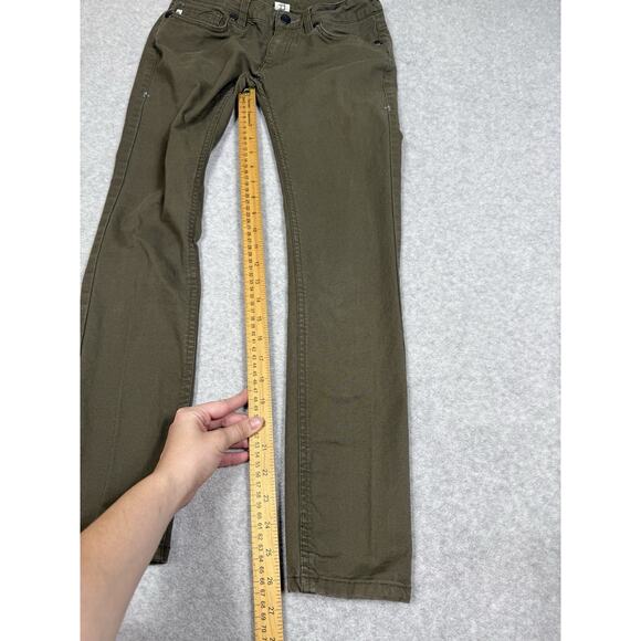 Stio Womens Size 2 Dark Green Canvas Pants - Picture 5 of 9
